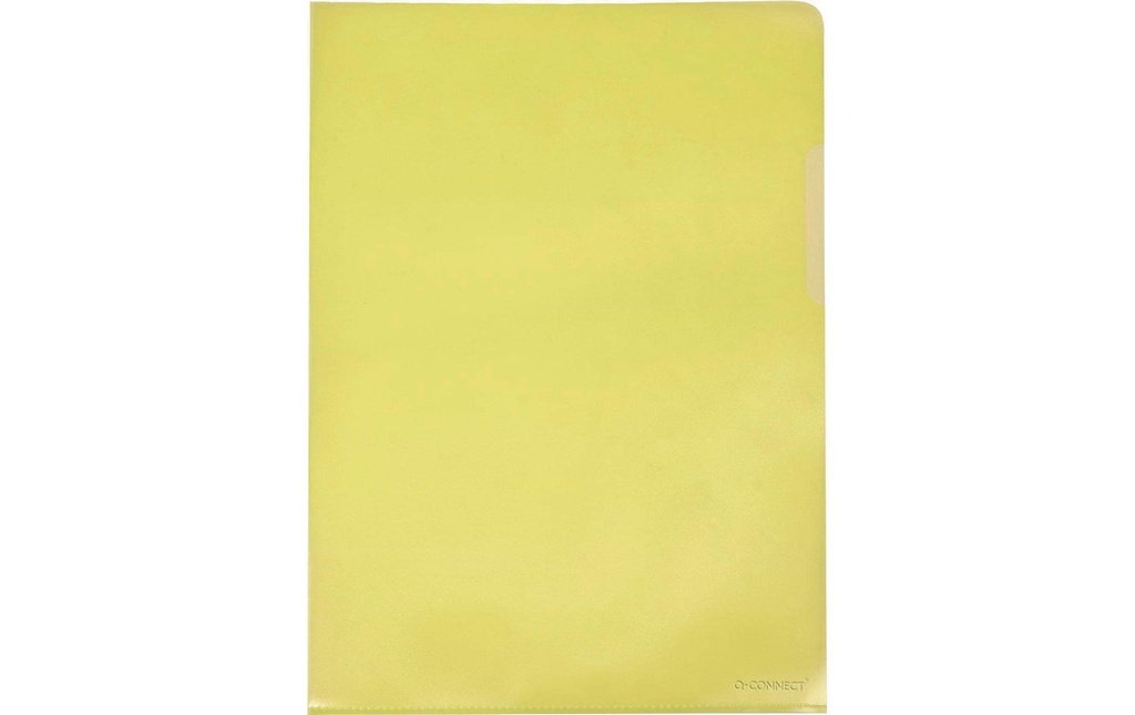 Q-CONNECT Dossiers transp.PP jaune 100p. (100 pces)