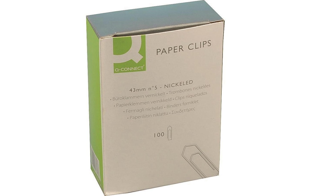 Q-CONNECT Attache-lettres No.5 100pcs (100 pces)