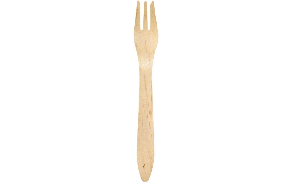 DUNI Fourchette bois ciré 190mm (100 pces)