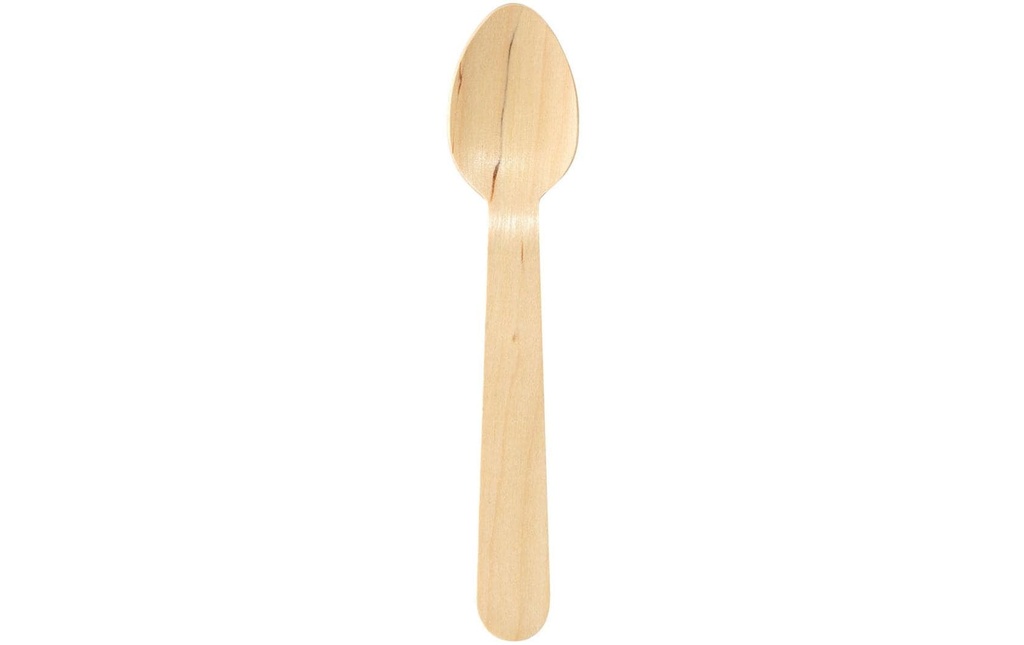 DUNI Cuillère à café bois ciré 110m (100 pces)