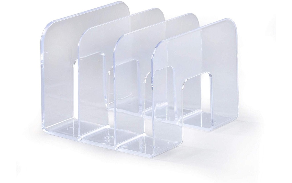 DURABLE Bte rangement 3sép.transparent