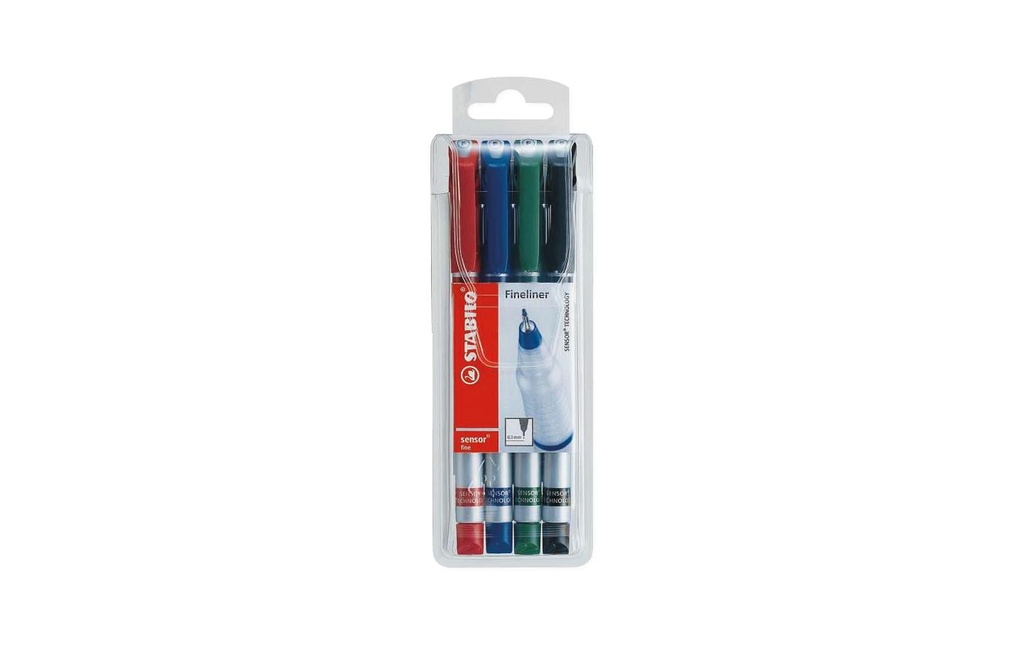 STABILO Sensor F étui (4 pces)
