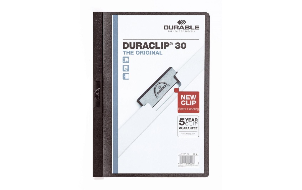 DURABLE DURACLIP 30 noir