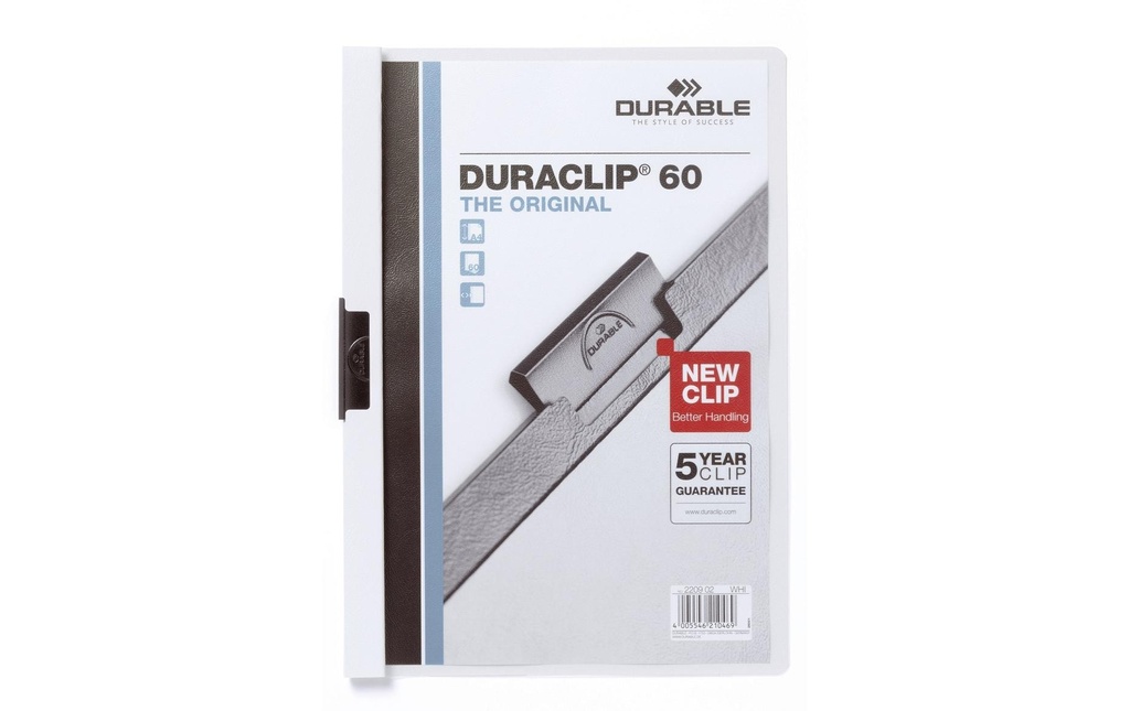DURABLE DURACLIP 60 blanc