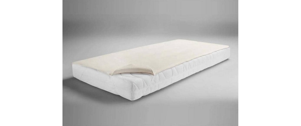 Dormisette Couvre-matelas Standard 120 x 200 cm, Blanc