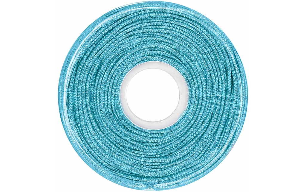 Rico Design Cordon Macramé 1 mm x 10 m, turquoise