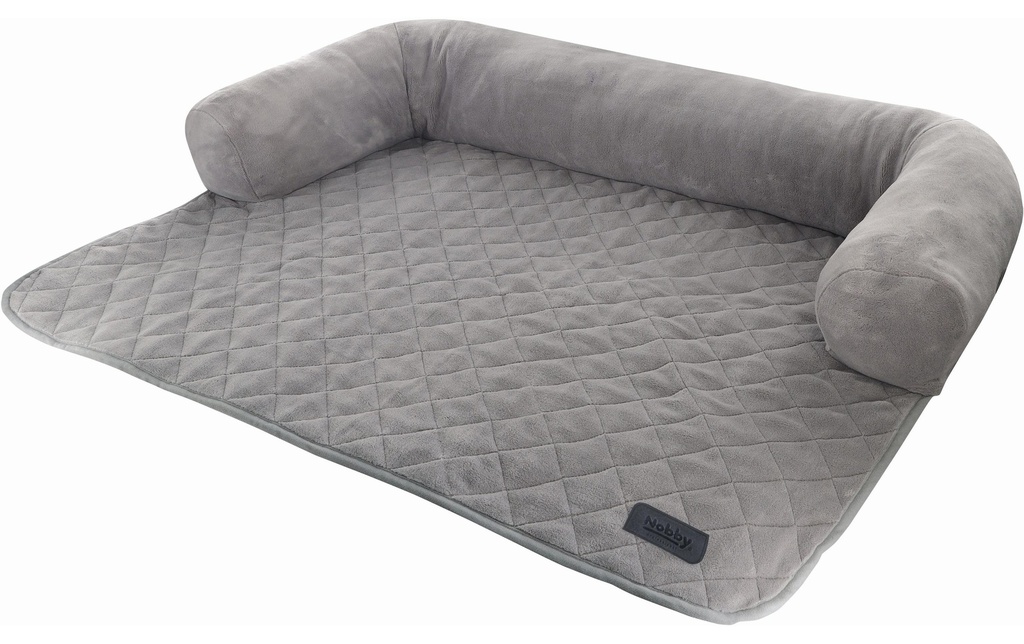 Nobby Canapé pour chien Penka, 91 x 74 x 10 cm, gris