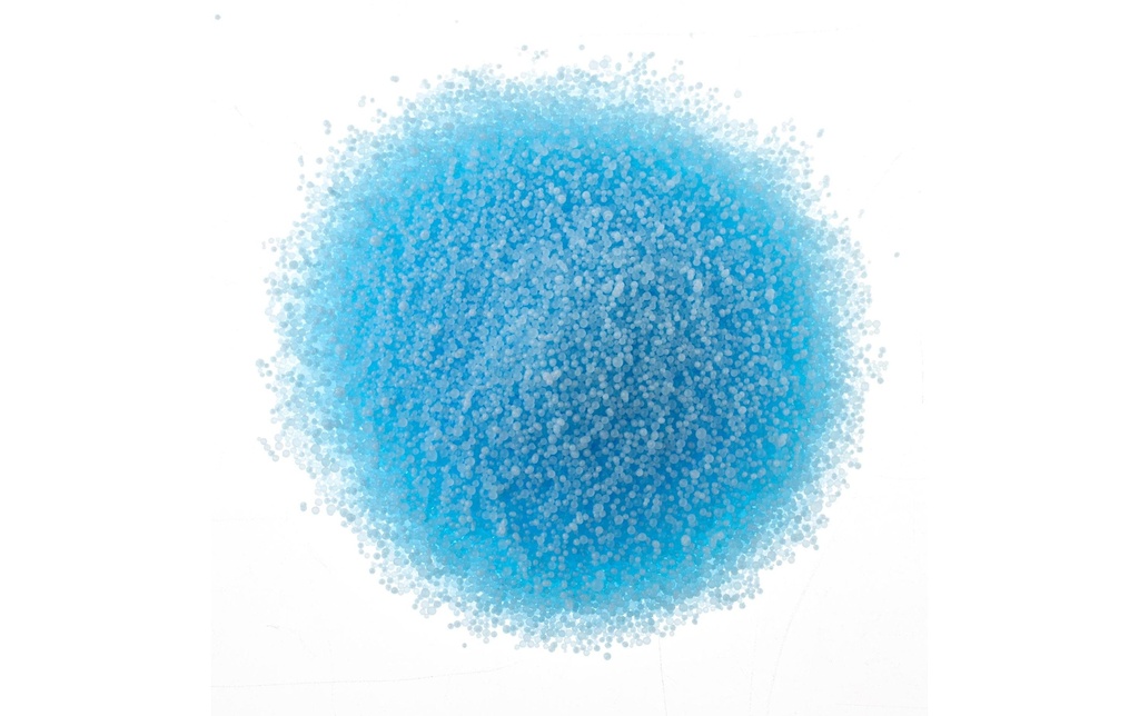 Glorex Sable à bougies avec mèche 70g, bleu clair