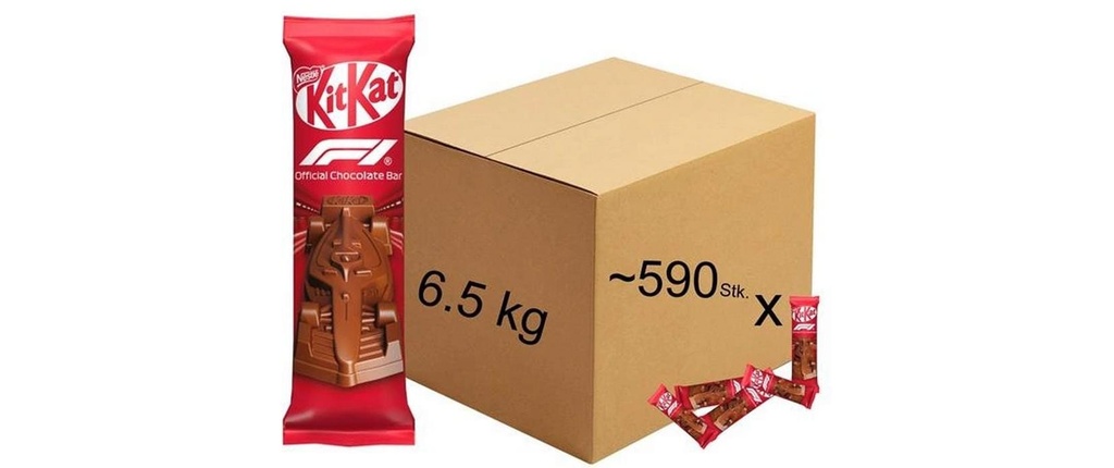 Nestlé Snacks Barre Kit Kat Icon cars F1 Bulk 6500 g