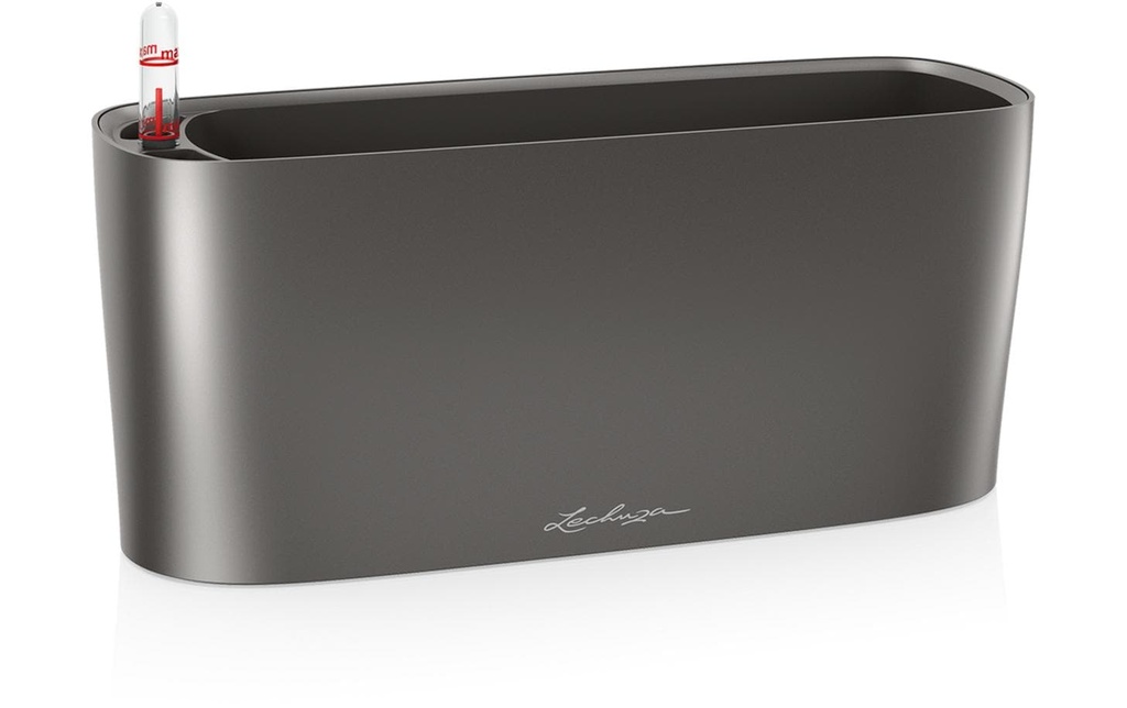 Lechuza Pot à fleur Delta 10 Anthracite