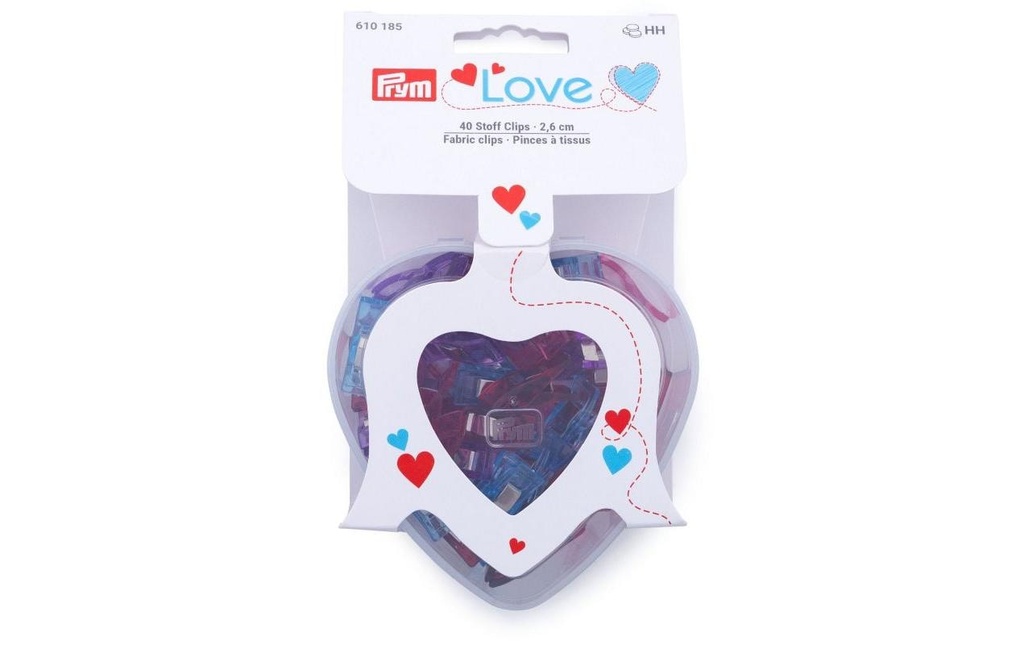 Prym  Love Clips en tissu 40 pièces