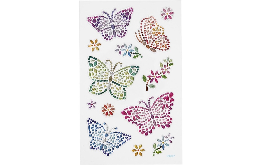 Creativ Company Autocollants à paillettes 15 x 16.5 cm 1 feuille