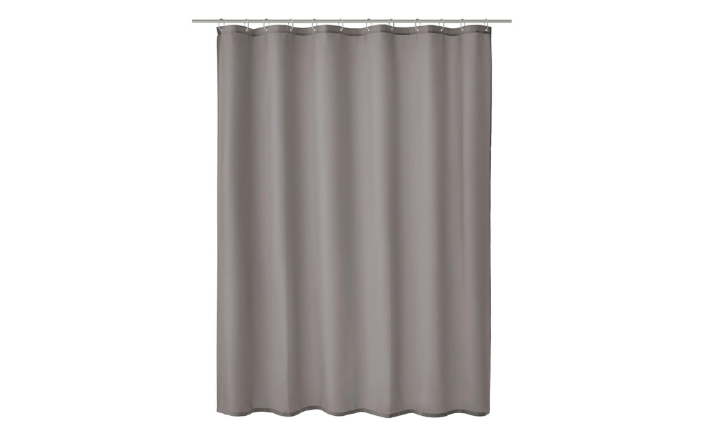 Kleine Wolke Rideau de douche Kito 120 x 200 cm, Gris foncé