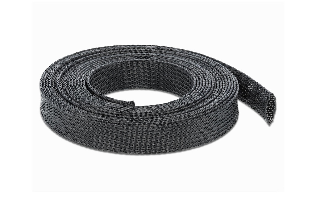 Delock Gaine de câble 10mx19mm, étirable Noir