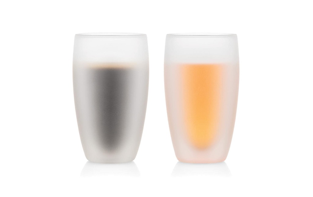 Bodum Verre Pavina set de 2 Blanc cassé, 0.45 l