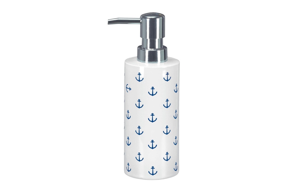 Kleine Wolke Distributeur de savon Anchor 500 ml, Blanc/Bleu foncé