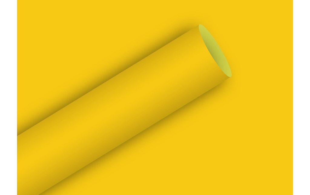 Braun + Company Papier cadeau Jaune uni, 2 m x 70 cm