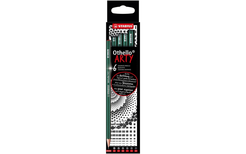 STABILO Crayons Othello ARTY moyen (6 pces)