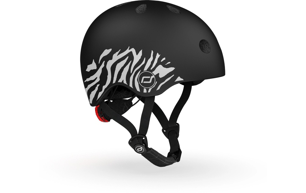 Scoot and Ride Casque pour enfants Zebra Noir, XXS-S