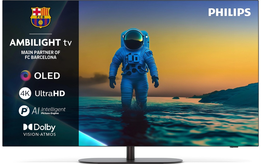 Philips TV 55OLED810/12 55 4K OLED Ambilight TV, 2025