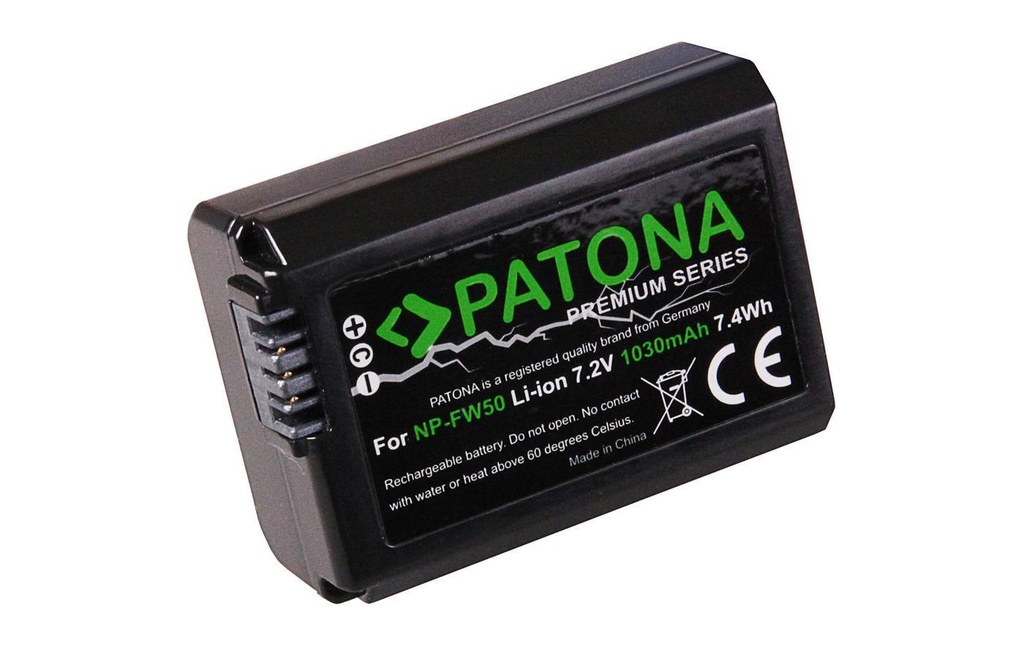 Patona Batterie pour Appareils photo numérique Premium NP-FW50