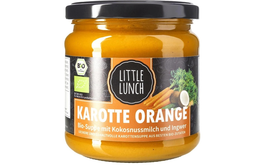 Little Lunch Soupe bio aux carottes et à l'orange 350 ml