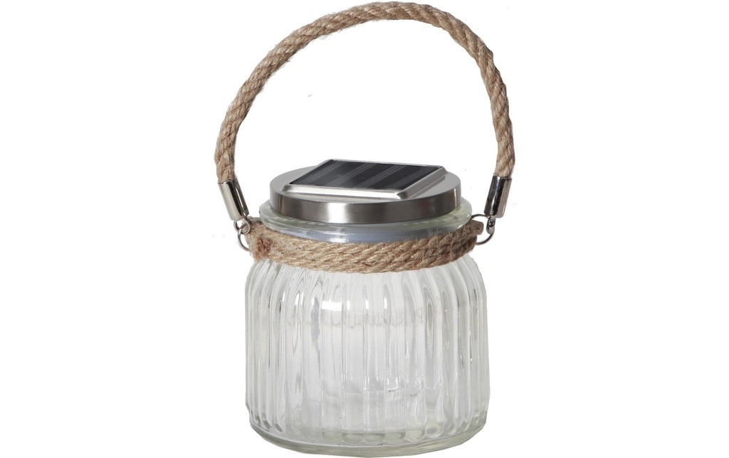 Star Trading Lanterne JAMJAR SOLAIRE Transparent