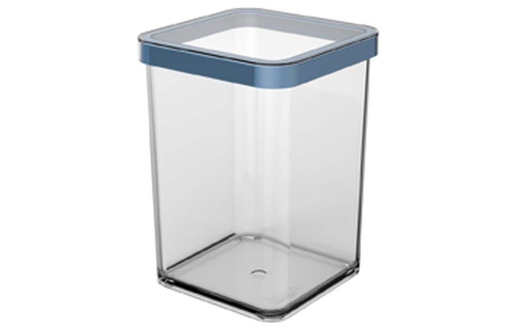 Rotho Récipients à provisions Premium Loft 1 l, Bleu/Transparent