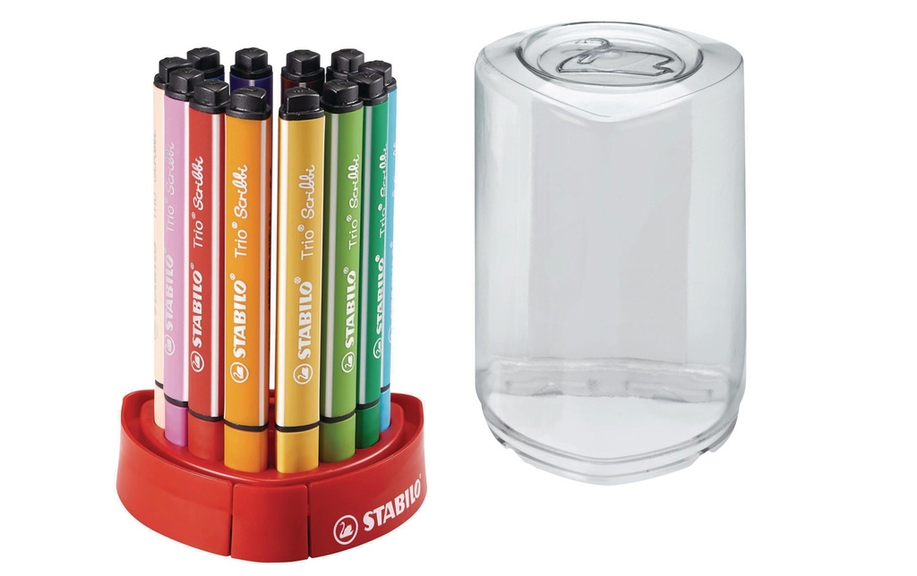 STABILO Feutres Trio Scribbi Set (12 pces)