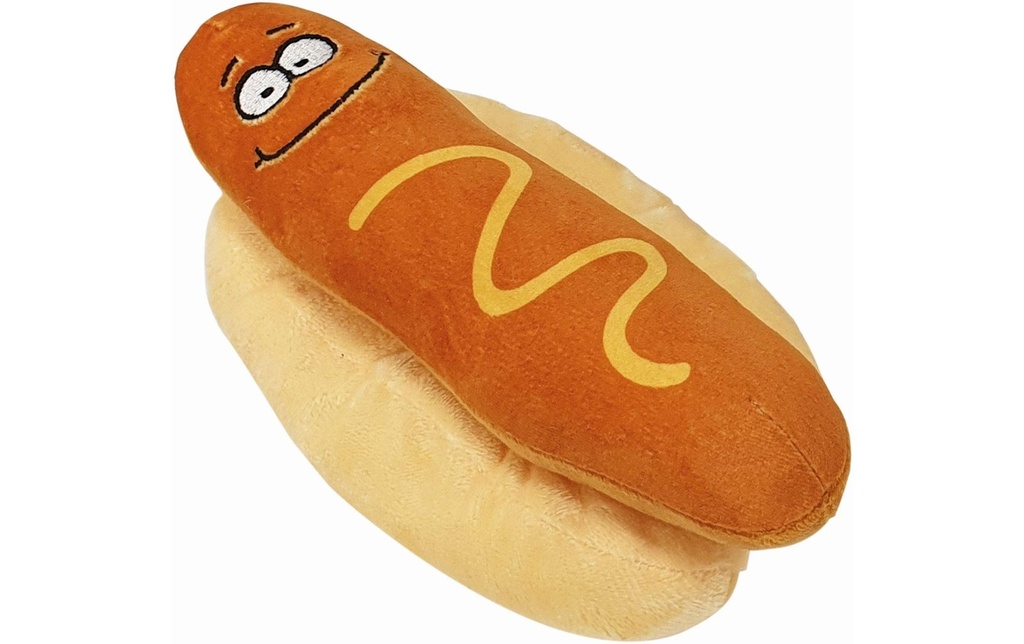 Nobby Jouet pour chien Happy Food Hot Dog, 20 cm, jaune