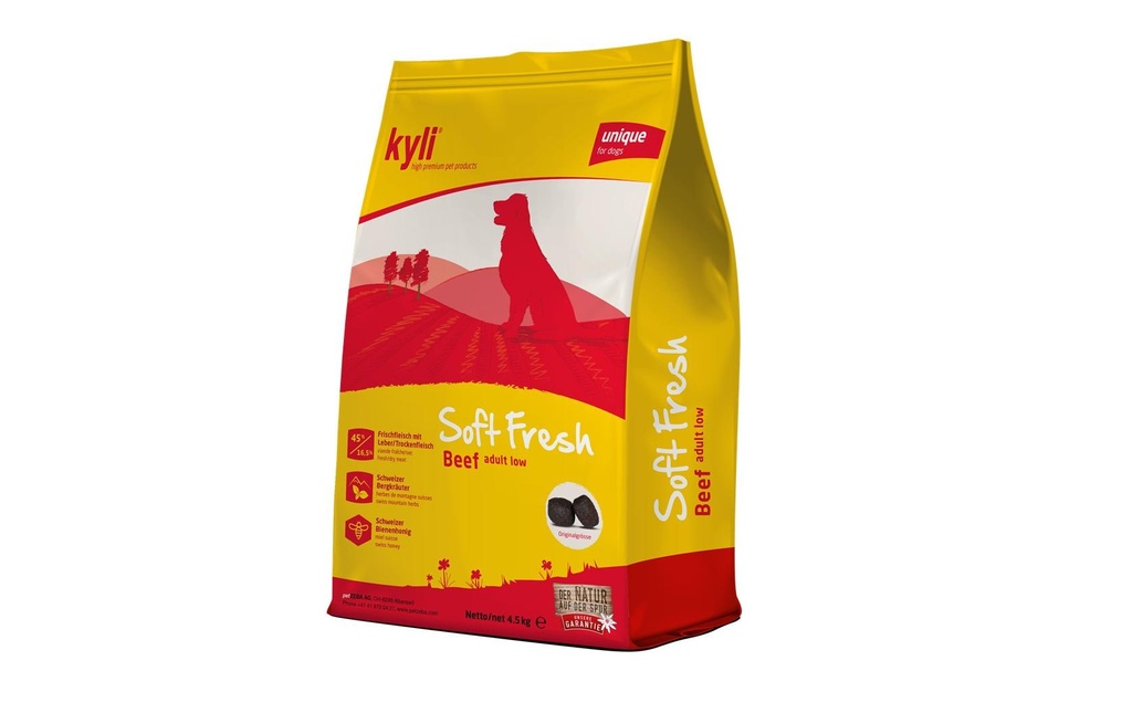kyli Aliments mi-humides pour animaux SoftFresh Beef, 4.5 kg