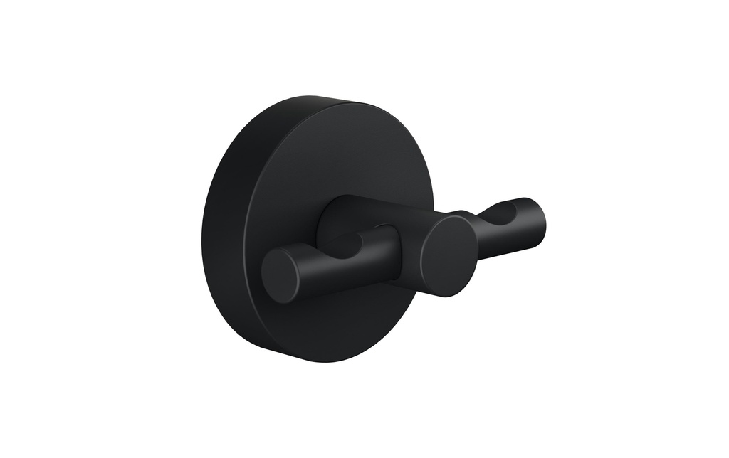 tesa Crochet pour peignoir Moon Black, Noir