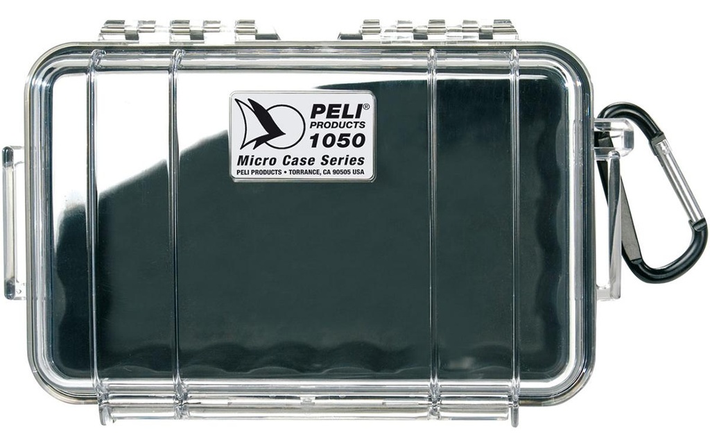 Peli Mallette de protection Micro 1050 sans garniture en mousse, Noir