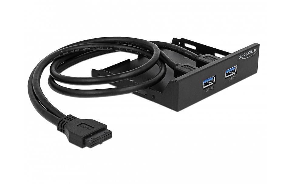 Delock Panneau frontal 63994 2x USB 3.0 pour baie de 3,5 po