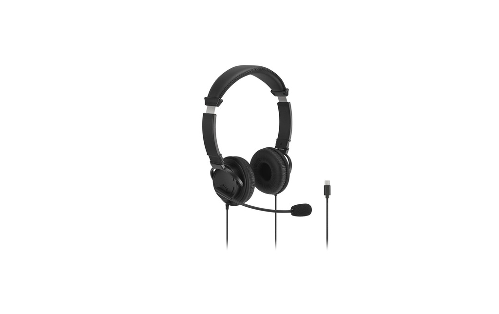 Kensington Casque avec micro K97464WW USB-C noir