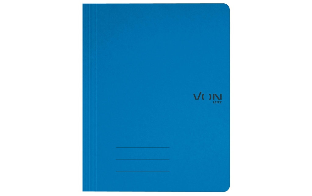 VON Classeur à levier avec mécanisme d'agrafage, Bleu foncé,  10 pièces