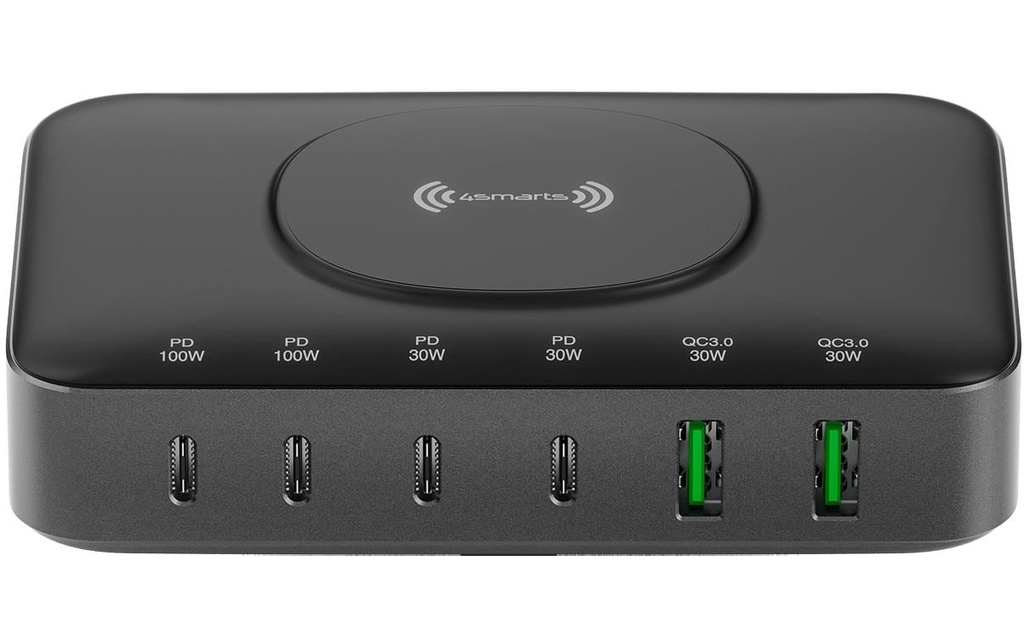 4smarts Station de charge 7in1 GaN Noir