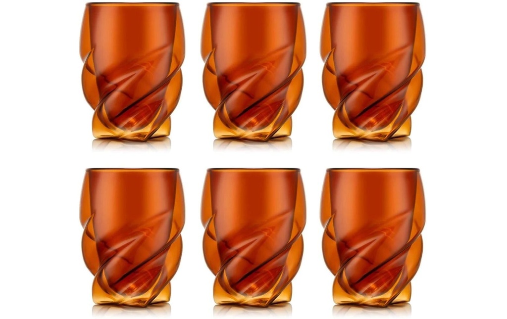 Bodum Verres à double paroi Pavina Paris 270 ml, 6 pièces, rouge