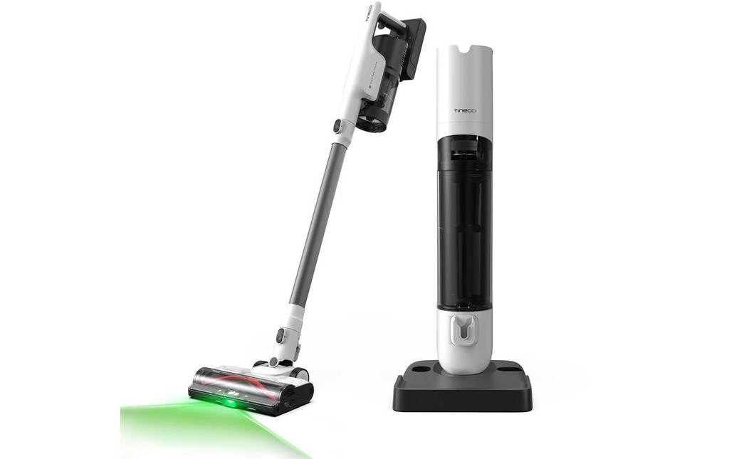 Tineco Aspirateur à main/manche sans fil Pure One Station 5 Noir/Blanc