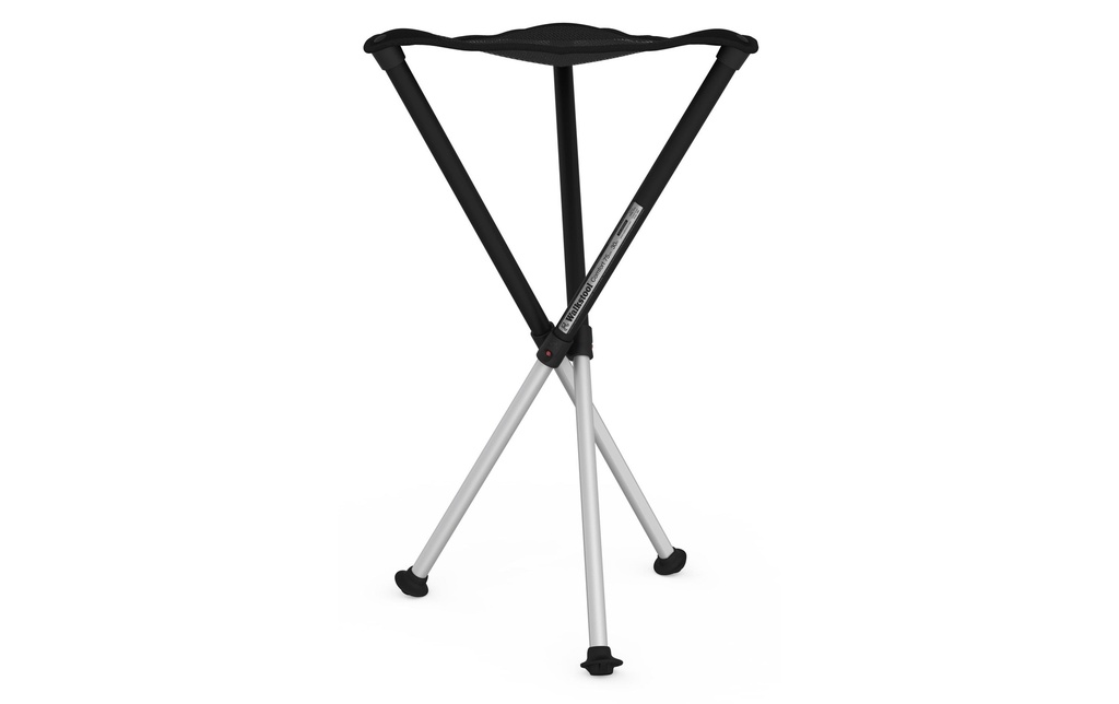 Walkstool Tabouret à trois pieds Comfort 75 cm Noir/Argent