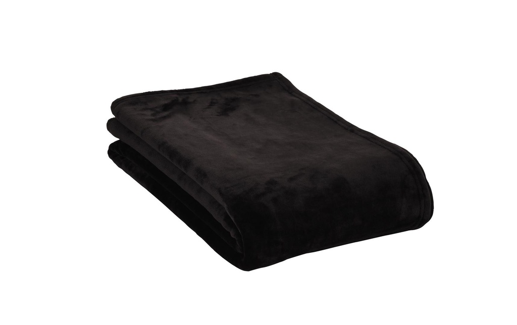 Eskimo Couverture Silky Noir,150 x 200 cm