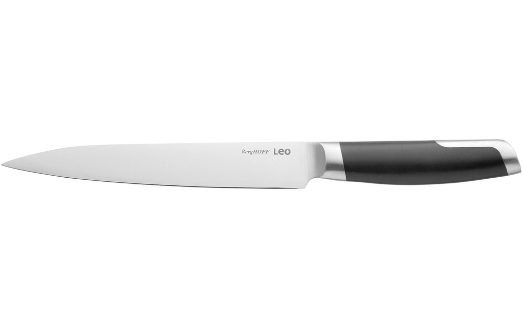 BergHOFF Couteau trancheur Leo Graphite 20 cm, Noir/Argenté