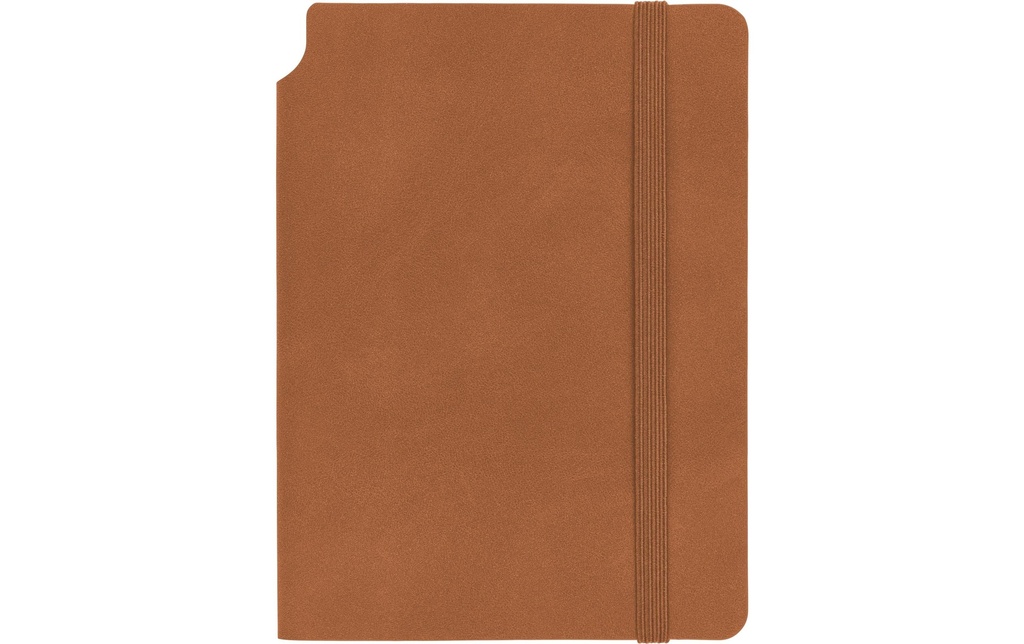 Kolma Bloc-notes Smooth A6, Vierge, marron