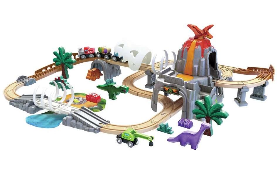Hape L'aventure des dinosaures en train