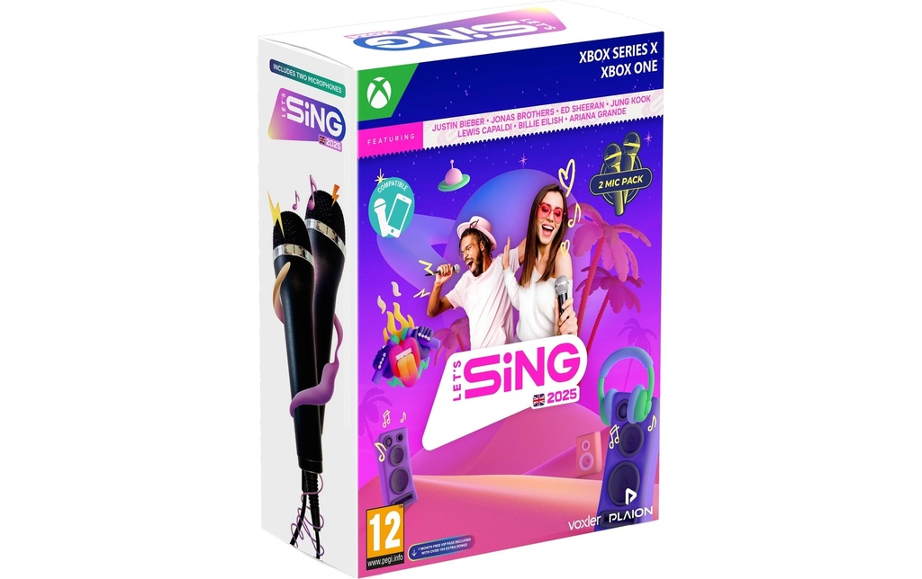 GAME Let's Sing 2025 International Version + 2 Mics