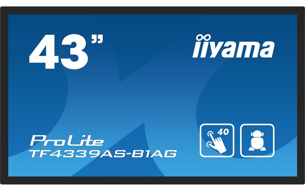 iiyama Écran tactile ProLite TF4339AS-B1AG  42.5