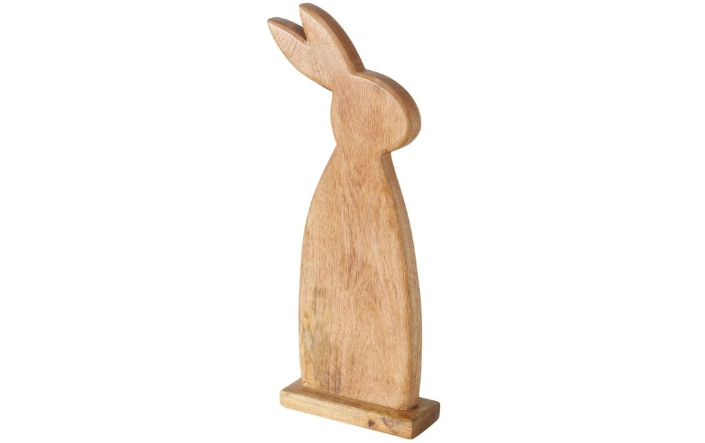 Boltze Présentoir Lapin Nesli 45.9 cm, bois de mangue