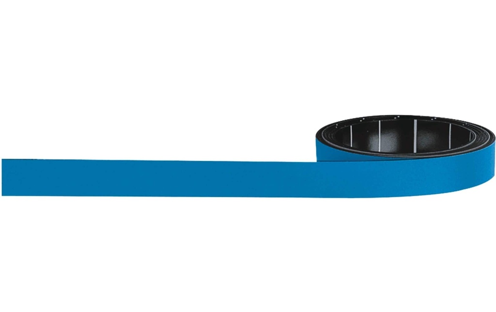 Magnetoplan Bande magnétique 1 cm x 1 m, Bleu