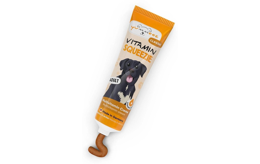 Yummeez Supplément alimentaire pour chiens Squeezie Vitamin Adult 100g