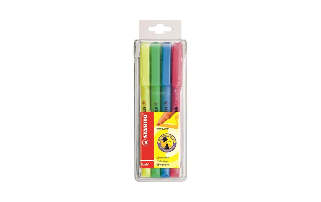 STABILO Flash édition étui (4 pces)